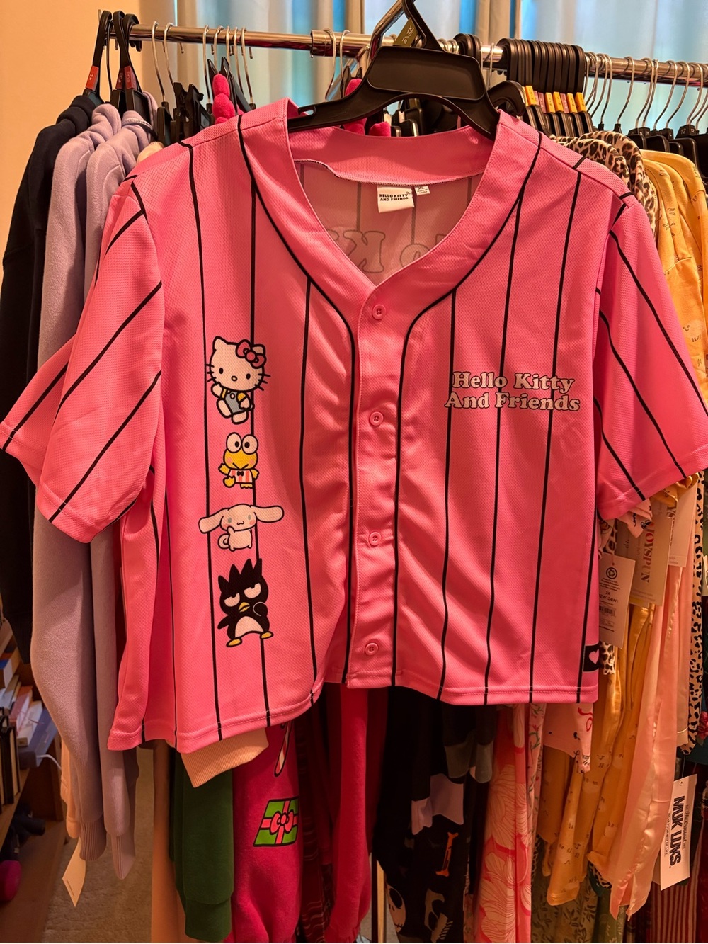 Button-down jersey